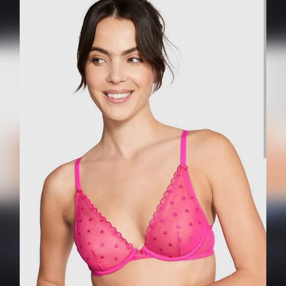 Victoria's Secret PINK unlined plunge bra